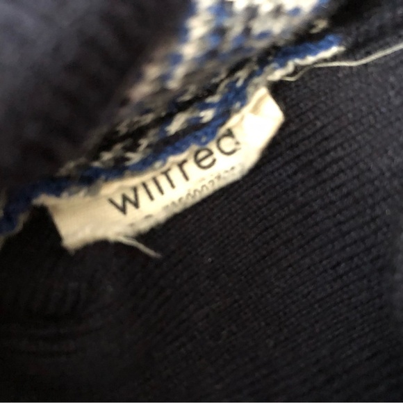 Aritzia Wilfred Silk and Cashmere Check Sweater in Blue Size XS - Picture 7 of 11